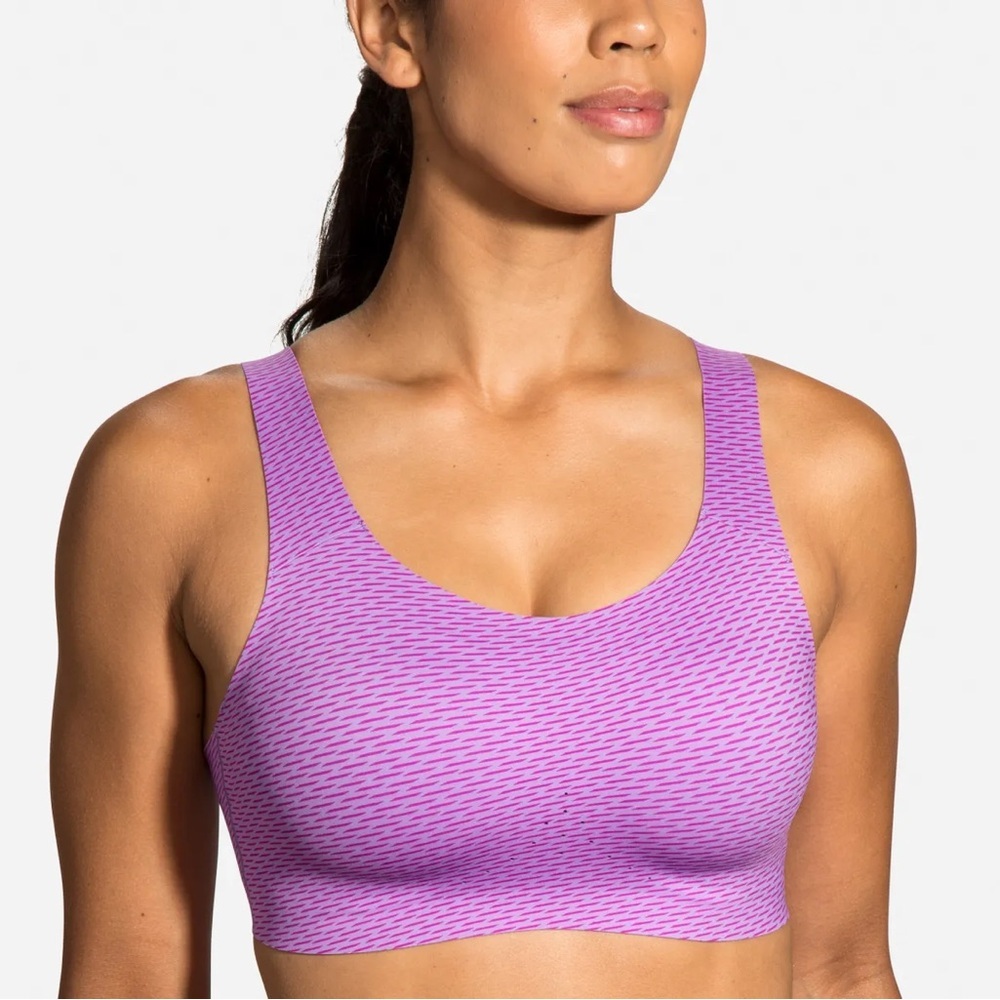 Brooks Purple High‎ Impact Sports Bra Size Small